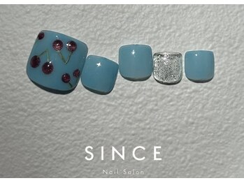 シンス(Since)/8月 foot monthly design