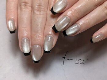 ツイン(twin.)/フレンチネイル×オプ有