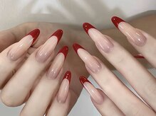 センスネイル 池袋店(Sense Nail)/大人ボルドーミラーマーメイド