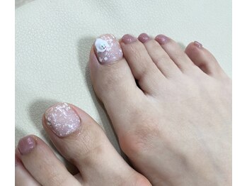 08ネイル(08 nail&school)/ぷっくりうさぎネイル☆