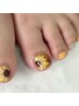 【foot】ワンカラー＆2本アート　7480円
