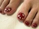 ジュエ ネイルスタジオ(jouer nailstudio.)の写真/フットネイルで足先まで美しく魅せる♪お仕事柄ハンドができない方にも、オススメ◎足元のお洒落で気分UP！