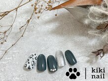 キキネイル たまプラーザ店(kikinail)/9.10月定額A /レオパードネイル