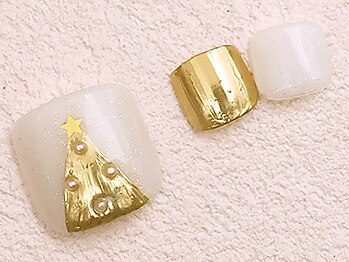 ワンラブネイルズ 池袋店(One Love Nails)/デザインフットネイル　6490円