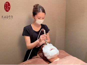 カレン 鹿児島中央駅店の写真/【毛穴の黒ずみ・いちご鼻の解消】毎日のクレンジングやセルフケアでは落としきれなかった毛穴汚れを除去♪