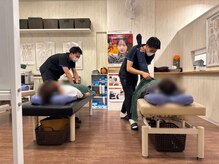 そね健康整骨院/大部屋では隣同士でも