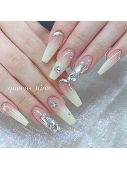 クイーンズビューティーサロン 新宿本店(Queen's beauty salon)/チップ長さ出し10本やり放題