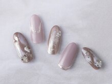 サンミーゴネイル 神戸店(Sunmego Nail)/ミラー×くすみカラーネイル