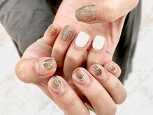 ループ 川崎店(LOOP)/ちぐはくニュアンスネイル