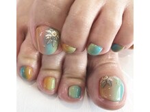 ヘアーアンドネイル ルシア(Hair&Nail Lucia)/カラー縦グラデーション☆フット