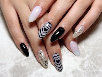 レディグリッター(Lady glitter)/手描きハートビーム