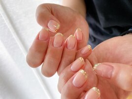 シンプルフレンチネイル