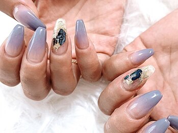 アズサロン(As salon)の写真/施術が早くてモチがいいのが自慢★ネイル初心者の方にもはじめやすいワンカラーやグラデーションも◎
