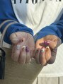 カイノ 深井ネイルアンドアイラッシュエステサロン(KAINO)&nbsp;持ち込みアートも出来ます！