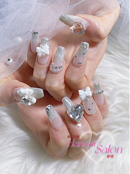 ハナアイ サロン 新大久保店(hanaai salon)/スカルプ+デザイン+ストーン9800