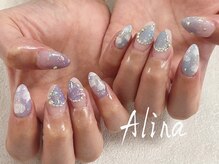 エリナネイルサロン池袋(Alina Nail Salon)/アシンメトリーネイル