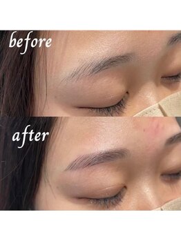 アイブロウドット 浜松駅前(i)/美眉スタイリングBefore→After