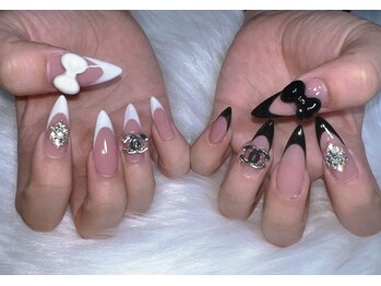 ネイルサロン ヴェルニ(NAIL SALON VERNIS)/大人モテ☆シンメトリーフレンチ