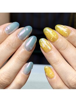 サエコ ネイル (3e5 nail)/◆ シンプル定額＋アシメ ◆