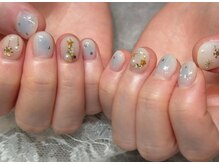 ネイルアンドアイラッシュスタジオ シュシュ(chouchou)/クリスマスショートネイルツリー