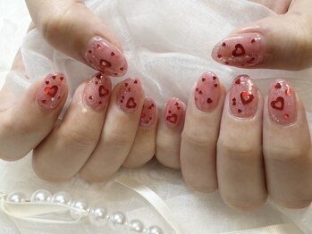 フィオレネイル(fiore nail)/ハートホロネイル