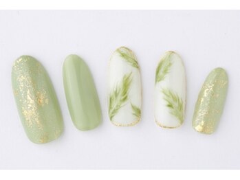 エムスラッシュ ネイル たまプラーザ(M.SLASH)/リーフアートネイル