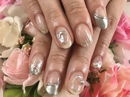 【山川】シルバー×ニュアンス