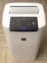 プレジール/常時、空気清浄機が稼働中