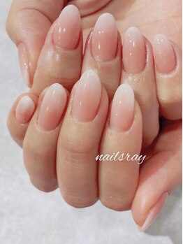 ネイルズレイ(Nails Ray)の写真/【ワンカラー¥5500～】綺麗な指先で女子力UP★自爪を傷ませないパラジェル使用♪豊富なデザインが人気◎