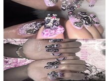 プリンセス(Princess)/ゴスロリネイル12400円