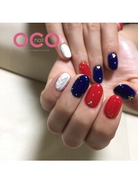 トリコロールカラー☆