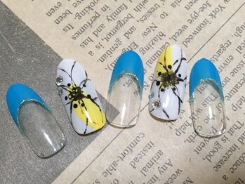 お気軽ビューティエーヴィヒ(Ewig)/8月キャンペーンネイル