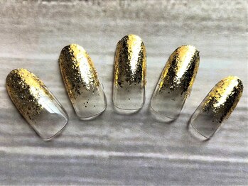 ラ クレア 津田沼店/フレークグラデーション:金色