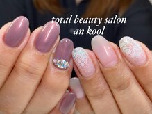 アンクール(an kool)/アシンメトリーエアブラシアート