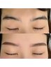 【濃眉解消】アイブロウワックス+しっかり間引きOR眉カラー