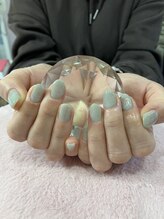 チェリーブロッサム(A CHERRY BLOSSOM)/ワンカラーミントグリーンラメ