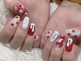 いちごネイル