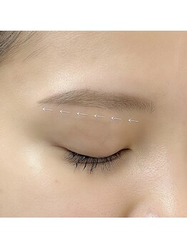 カラット 亀有店(Carat)/眉ワックス☆ストレートデザイン