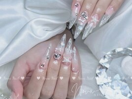 シルバー星ネイル