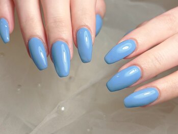 ジョアネイル(JOA Nail)の写真/2色まで選べるワンカラー/ラメグラご用意♪シンプルだからこそ差が出る技術力！初回オフ無料なのも嬉しい♪