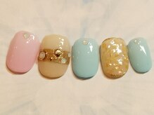 ネイルサロン ビアン(Nail Salon bian)/ワンカラー＋アート