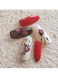 てんとう虫ネイル☆