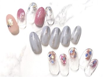 セリーヌ(Celine by Reange eyelash&nail)の写真/nail＆eyelash♪さりげなく可愛いを取り入れるポイントアートのセンスが◎こだわりの店内で癒しの空間…*