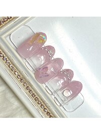 渋谷定額ビジューネイル