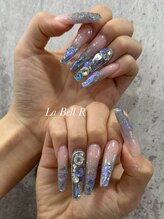 ラヴェル アール(La Bell R)/氷ストーンとフラッシュネイル