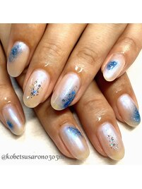 夏ネイル持ち込みデザイン☆