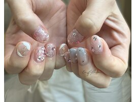 ～キラキラピンクネイル～