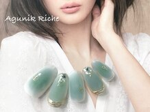 アグニークリッシェ(Agunik Riche)/【押し花ネイル】