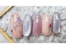 ミルネイル(Mil Nail)/お花ネイル　　No25