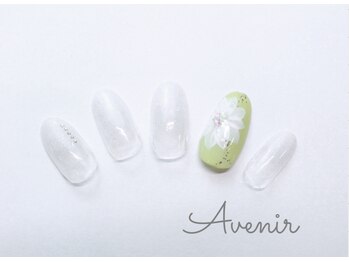 アヴィニール 表参道(Avenir)/ダリア花ネイル